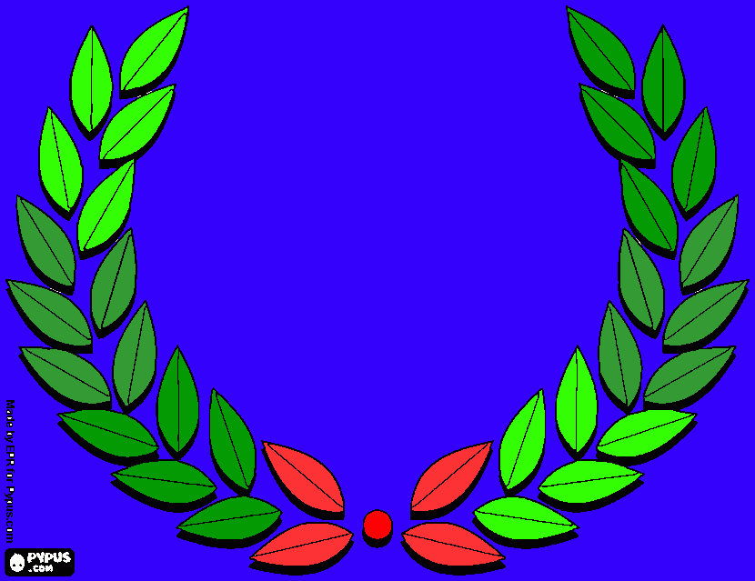 this is a greek olyimpc crown to my mum coloring page
