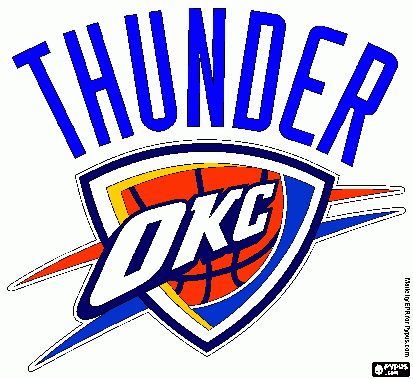 thunder coloring page