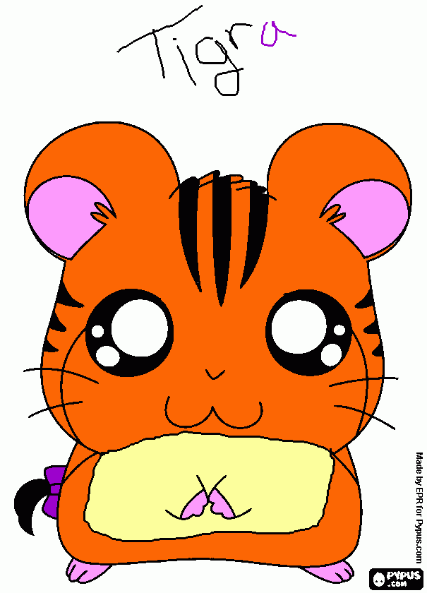 Tigra coloring page