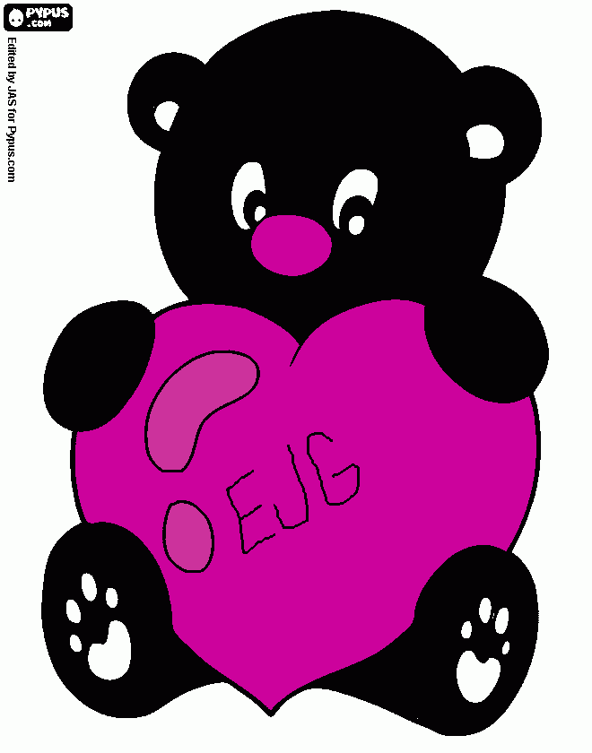 to MY one and only ;P coloring page