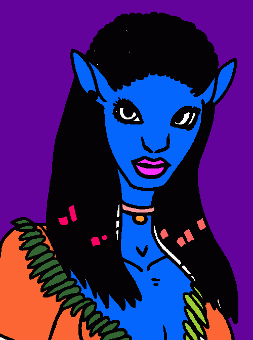 toje avatar ahoj coloring page