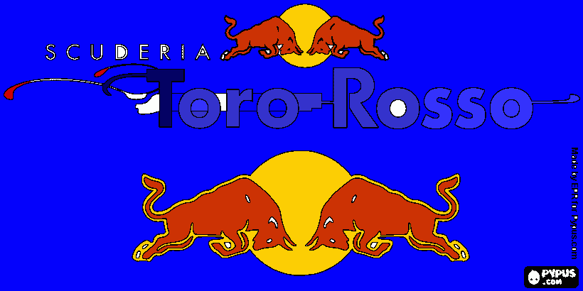 Torro Rosso coloring page