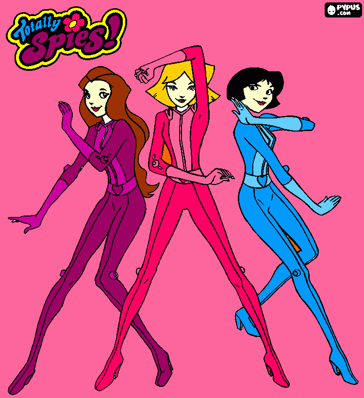 TOTALLY SPIES coloring page