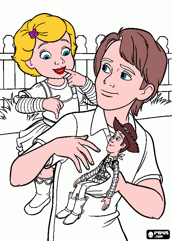Toy Story 3 coloring page