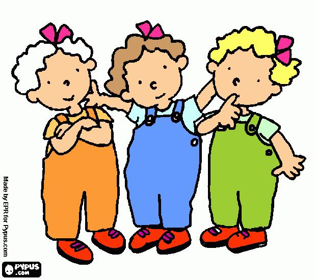 TRIPLETS coloring page