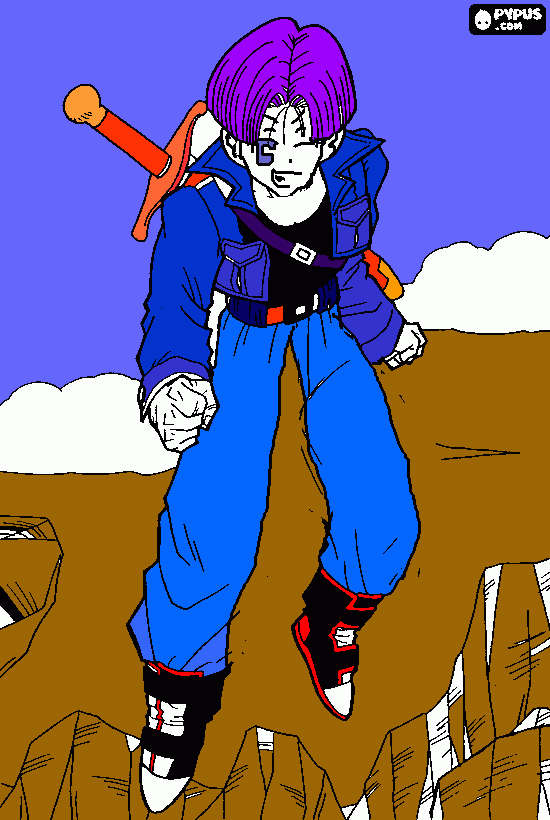 Trunks Again coloring page