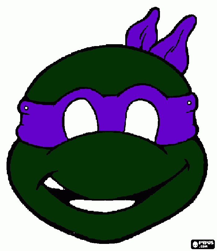 Turtle-Purple coloring page