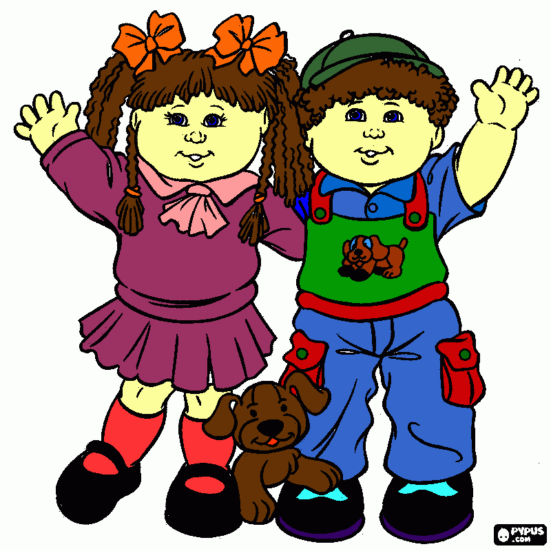 twins coloring page