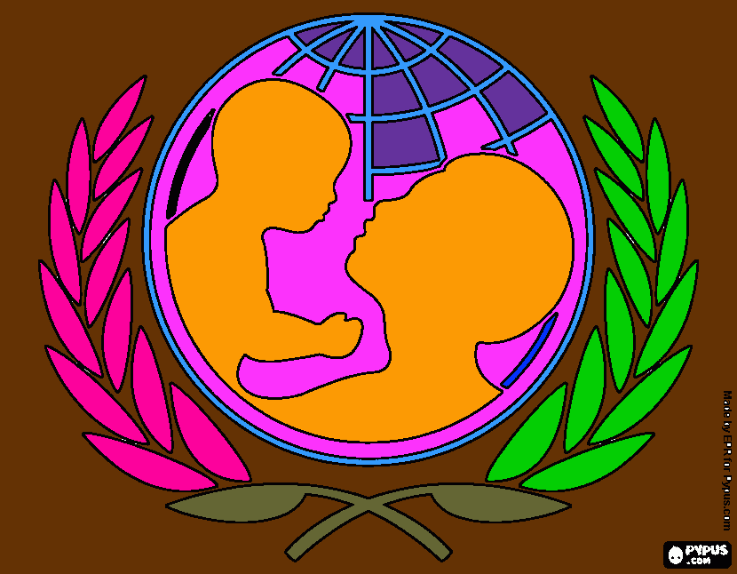 unicef coloring page