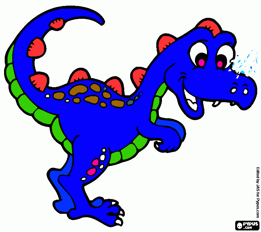 Velocirapter coloring page
