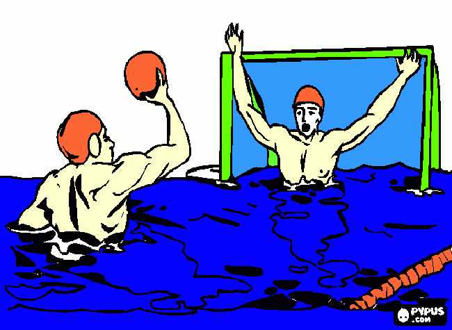 Water Polo coloring page