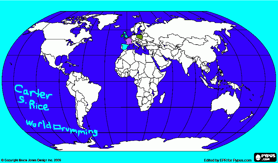 WD where are you from map coloring page