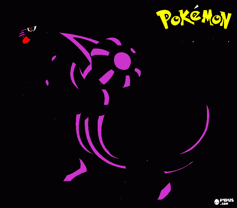 whos that pokemon? coloring page
