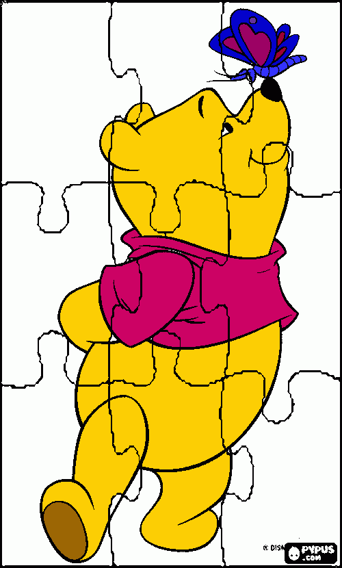 winie coloring page