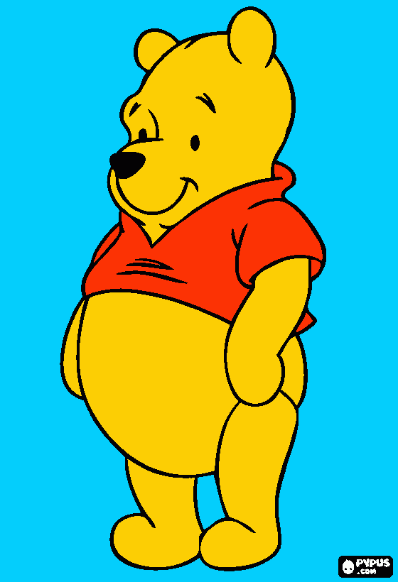 Winnie the Pooh! coloring page