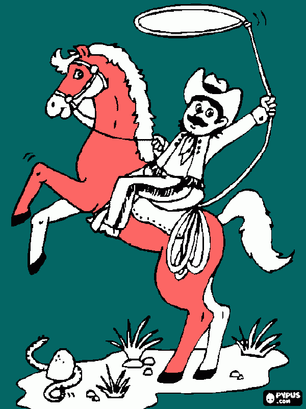 YEE-HAW!! coloring page