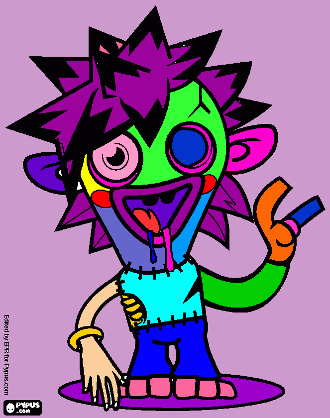 zommer is awsome coloring page