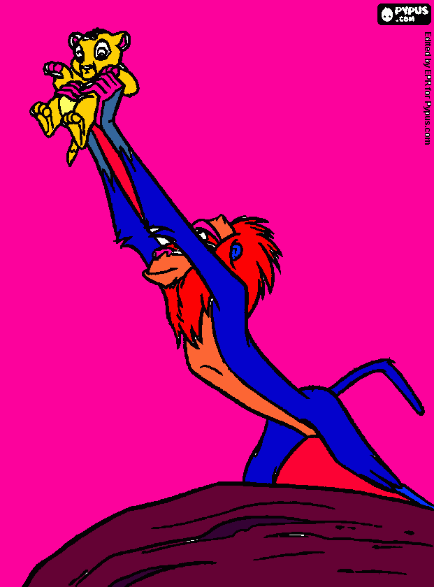 Король Лев-2 coloring page