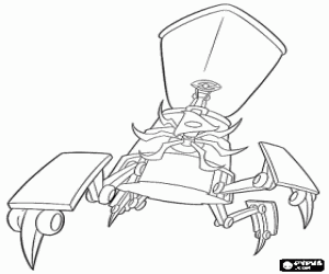 An invention of the G-Force Team modifying a home appliance coloring page