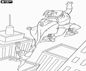 Mr. Incredible catching by Syndrome