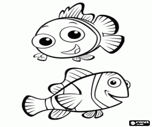 Nemo coloring page