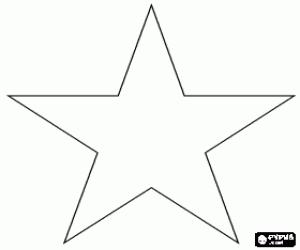 Star coloring page