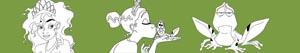 The Princess and the Frog coloring pages