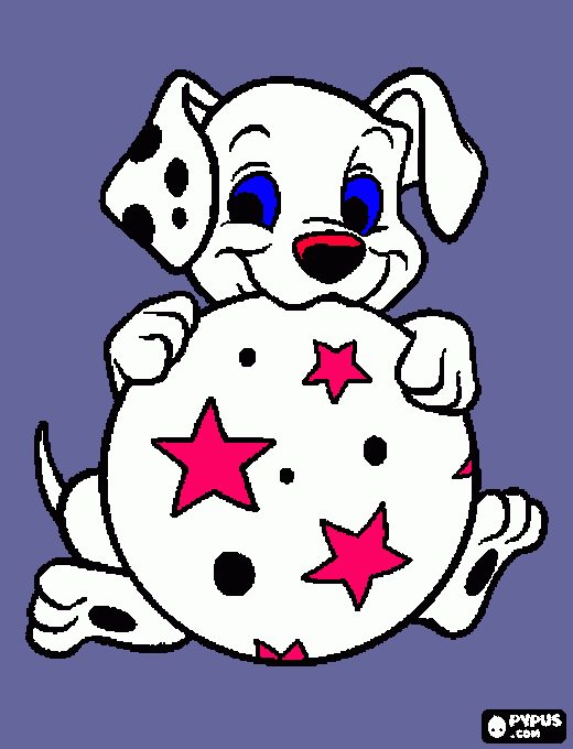 101 dalmatian coloring page