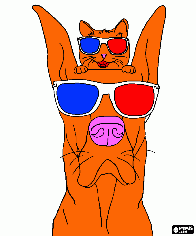 3d coloring page