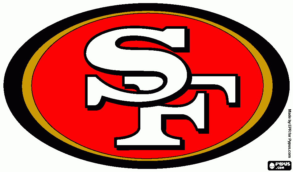 49ers coloring page