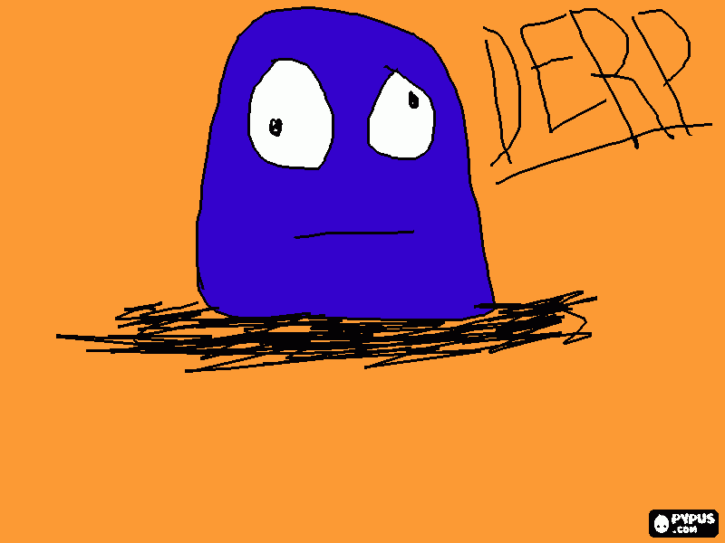 a derpy rock coloring page