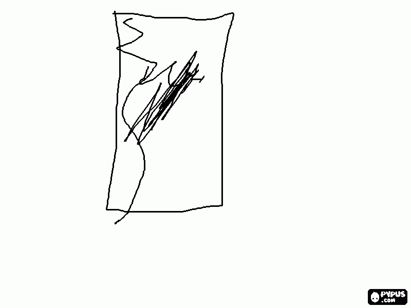 a door coloring page