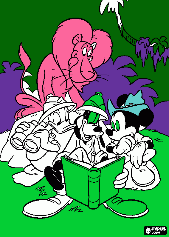 A picture colored for you from Hunter! coloring page