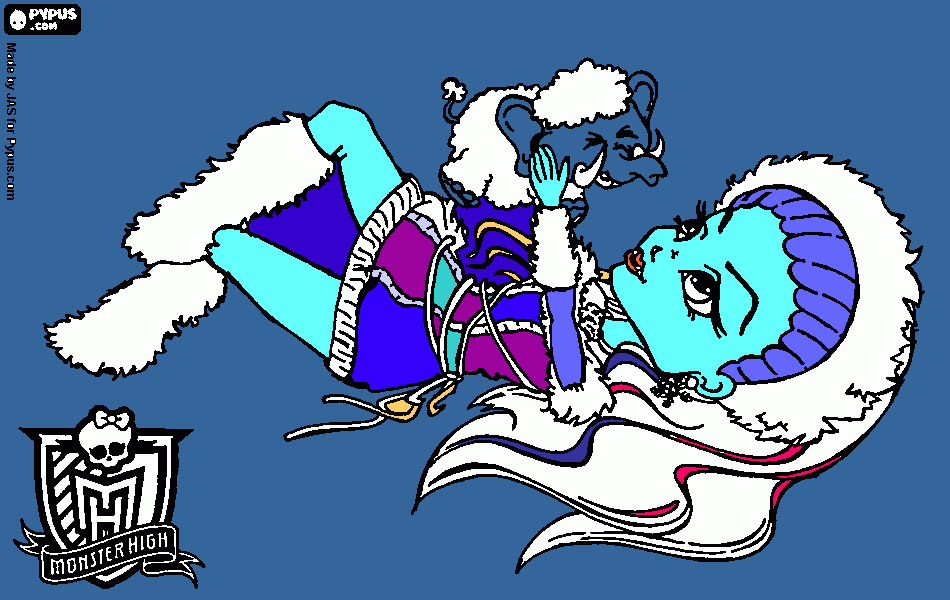 Abbey Bominable coloring page