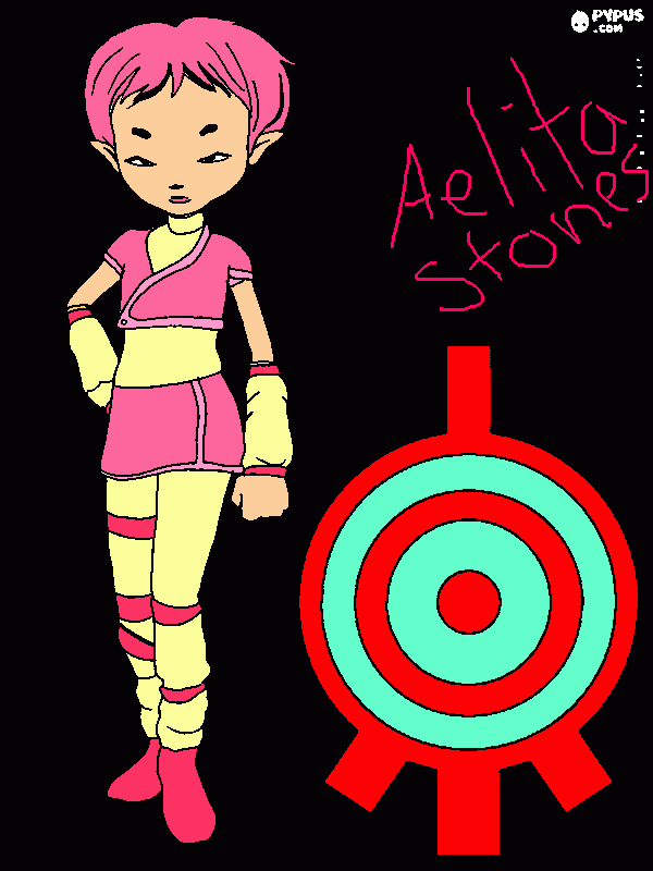 aelita stones or eden coloring page