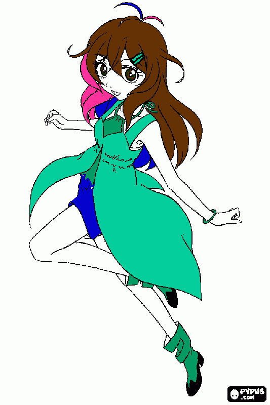 Alice coloring page