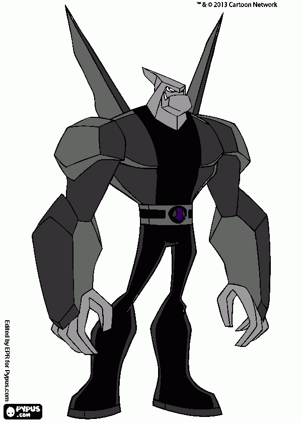 Alien1 coloring page