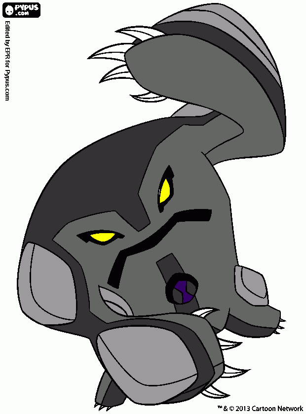 Alien2 coloring page