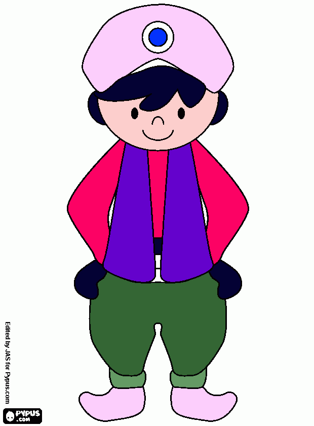alladin coloring page