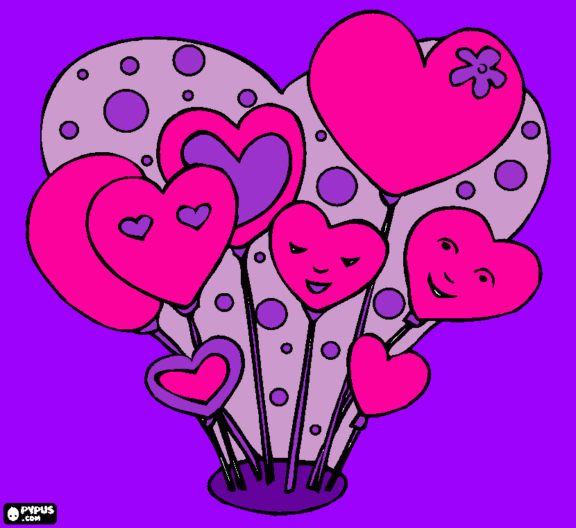 amor mola coloring page