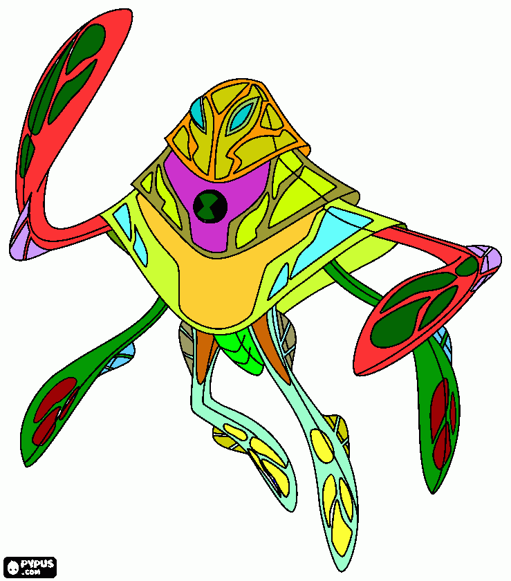 Ampfiibian coloring page