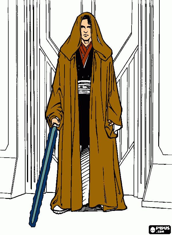 Anakin Skywalker! coloring page
