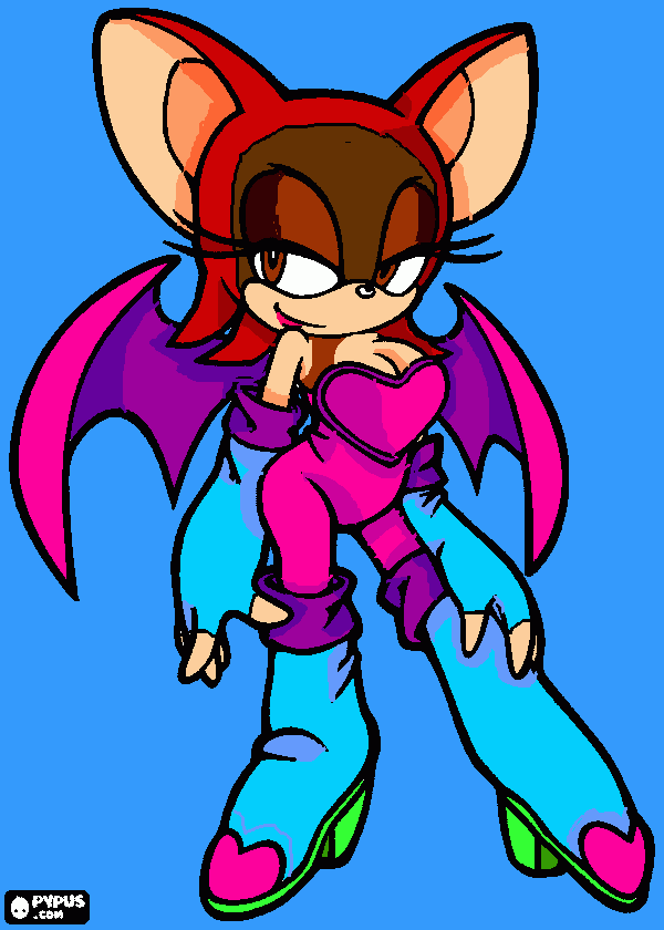 angel the bat coloring page