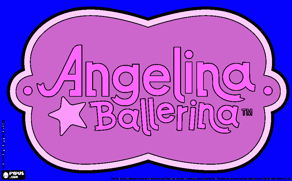 angelica balleina coloring page