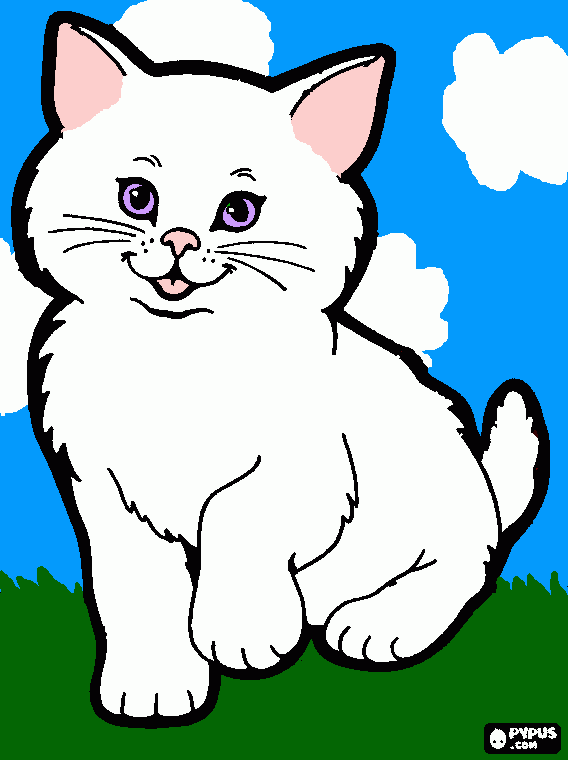 Angelkit coloring page