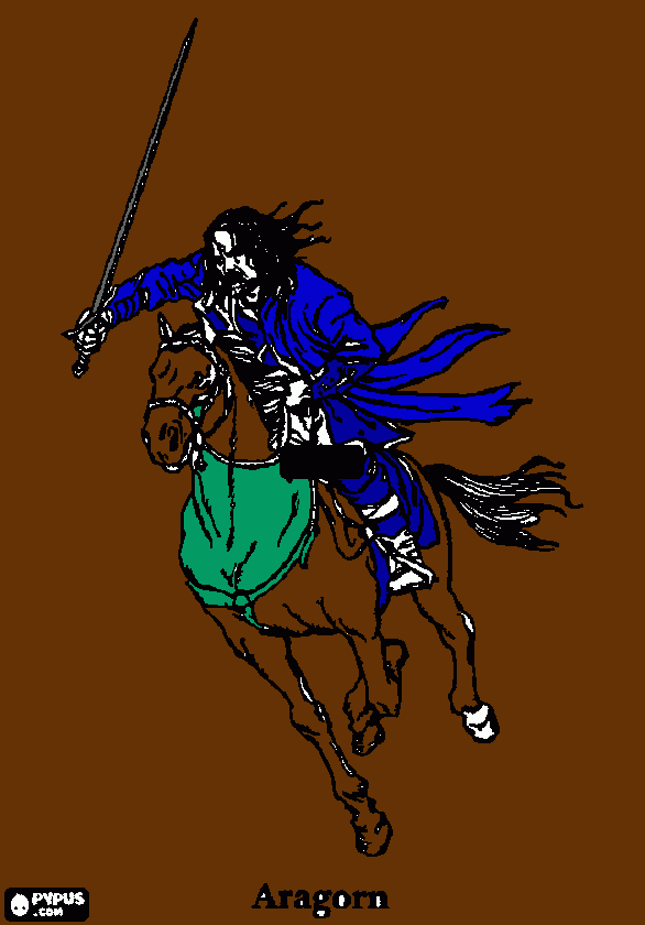 Aragorn coloring page