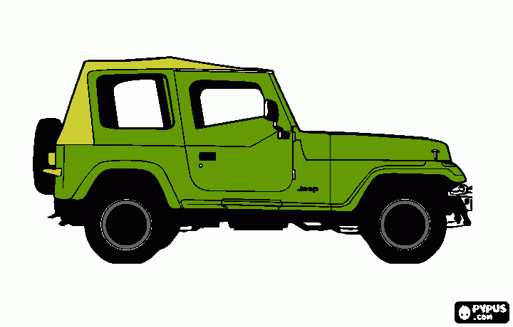 army green coloring page