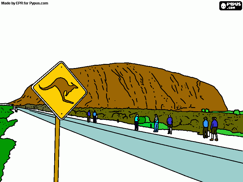 Aryes rock coloring page