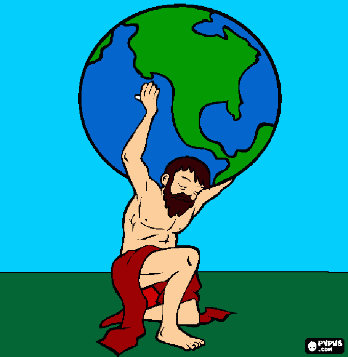 atlasss coloring page