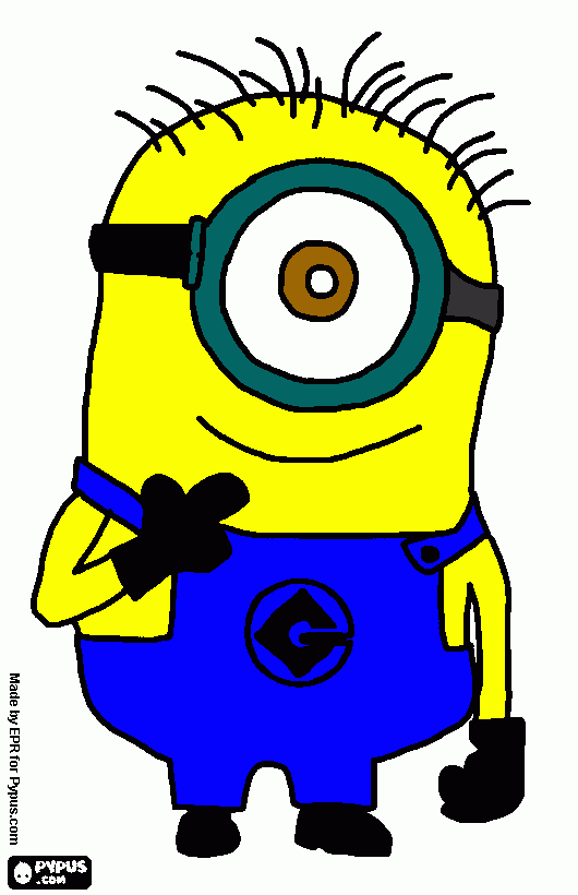Austin's Minion coloring page